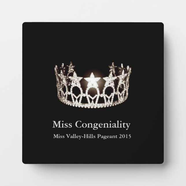 Plaque Miss USA Silver Crown Awards (Devant)