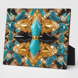 Plaque mit Bahamas Farben Modernes Design Fotoplatte