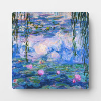 Plaque Monet Water Lilies