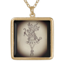 Collier de Noël d'or