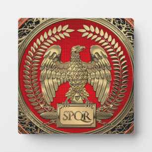 Plaque Photo [100] Aigle impérial romain d'or