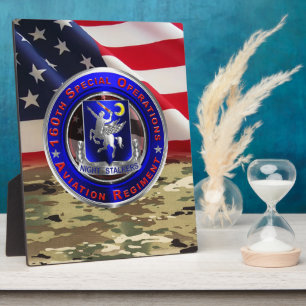 Plaque Photo 160th Special Operations Aviation NIGHT STALKERS