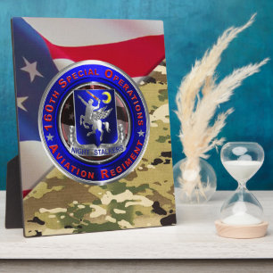 Plaque Photo 160th Special Operations Aviation NIGHT STALKERS