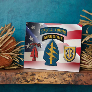 Plaque Photo 1st Special Forces Group (AIRBORNE)