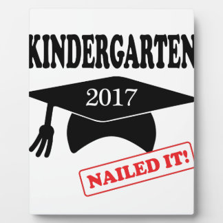 Plaque Photo 2017 La maternelle L'A Cloué