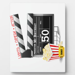 Plaque Photo 50e anniversaire Movie Thème