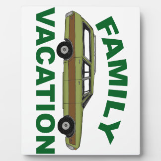 Plaque Photo 80s Vacances familiales