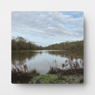 Plaque Photo A peacful lake..