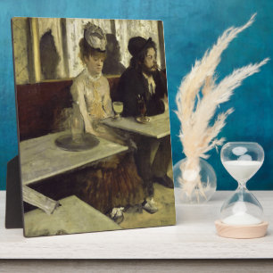 Plaque Photo Absinthe Drinker ou L'Absinthe by Edgar Degas