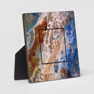 Plaque Photo Abstrait plage de sable motif motif en mousse d'ea