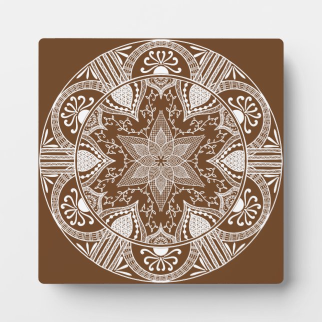 Plaque Photo Acorn Mandala (Devant)