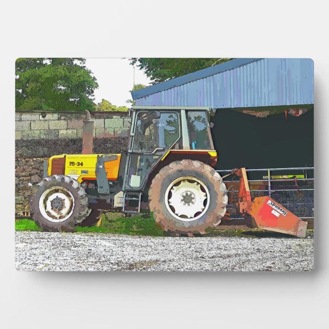 PLAQUE PHOTO AGRICULTURE (Devant)