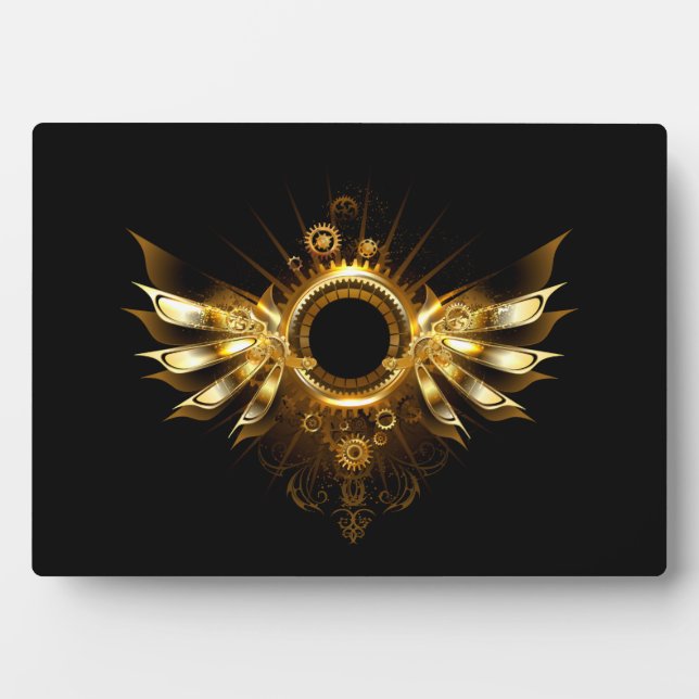 Plaque Photo Ailes de Steampunk (Devant)