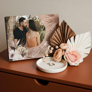 Plaque Photo Aimer Boho Aquarelle Florale Keepsaké Arch Photo