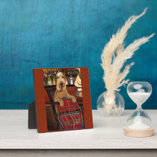 Plaque Photo Airedale Terrier