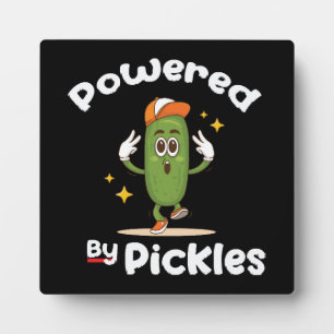 Plaque Photo Alimenté par Pickles Nourriture Pickle Drôle