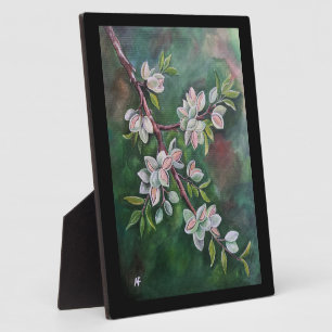 Plaque Photo Amandes sur une branche d'automne Peinture d'Alfre