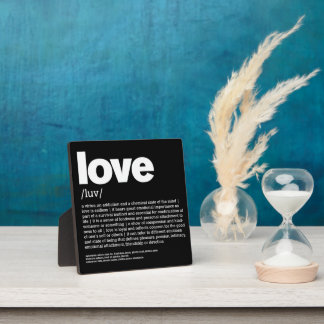 Plaque Photo Amour