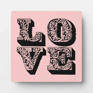 Plaque Photo AMOUR carrée