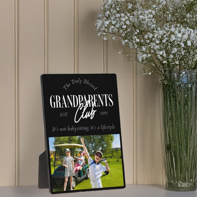 Plaque Photo Amusant C'est un mode de vie Grand-parents Club Ph (Grandparents Club photo easel)