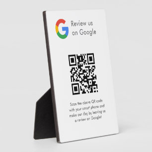 Plaque Photo Analyse de site Web des avis Google Logo d'entrepr