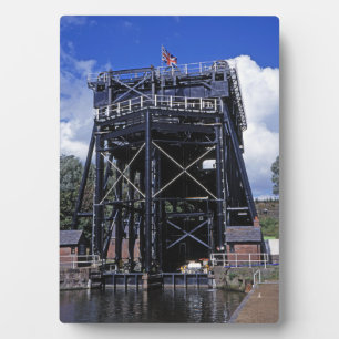 Plaque Photo Anderton Lift Cheshire Angleterre