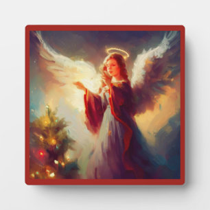Plaque Photo Ange de Noël 3