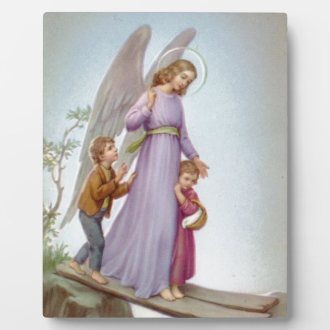 Plaque Photo Ange gardien (Devant)