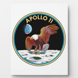 Plaque Photo Apollo 11