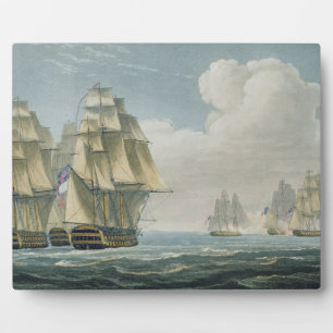 Plaque Photo Après la bataille de Trafalgar, le 21 octobre 1805