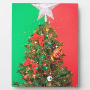 Plaque Photo arbre de noël