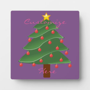 Plaque Photo Arbre de Noël vert Thunder_Cove