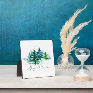 Plaque Photo Arbres aquarelle