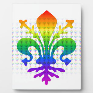 Plaque Photo Arc-en-ciel
