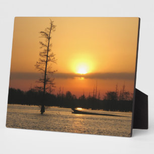 Plaque Photo Arkansas lever de soleil sur la toile de Millwood 