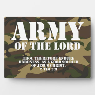 Plaque Photo Armée du Seigneur