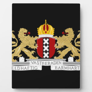 Plaque Photo Armoiries d'Amsterdam