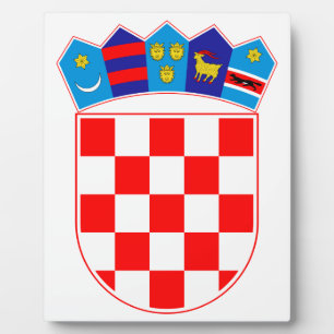 Plaque Photo Armoiries De Croatie