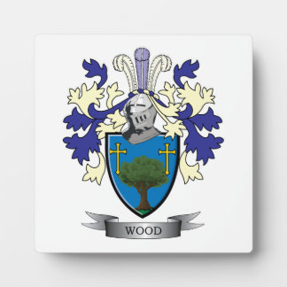Plaque Photo Armoiries de la famille des bois
