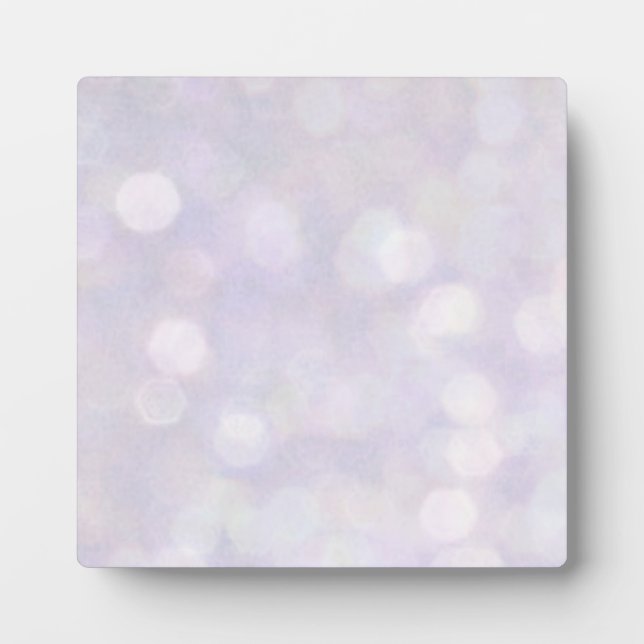 Plaque Photo Arrière - plan - Lumières Lavender Bokeh (Devant)