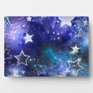 Plaque Photo Arrière - plan spatial avec étoiles