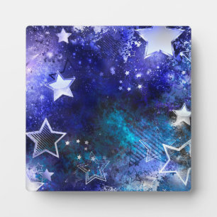 Plaque Photo Arrière - plan spatial avec étoiles