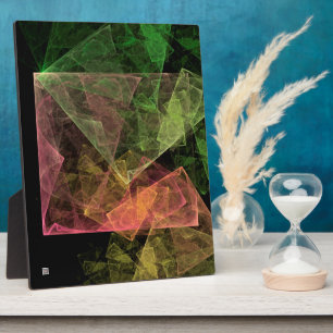 Plaque Photo Art abstrait espace cubique