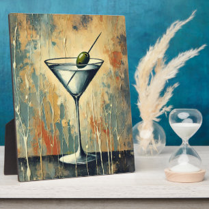 Plaque Photo Art de Martini en techniques mixtes du milieu du s