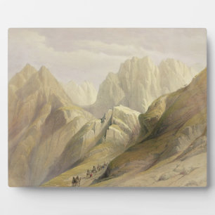 Plaque Photo Ascent de la Basse Gamme du Sinaï, 18 février