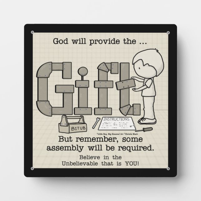 Plaque Photo Assembly requis (Devant)