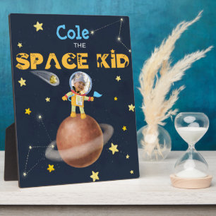 Plaque Photo 👨 ‍ 🚀 Astronaut thème Espace mignon Personnalisé
