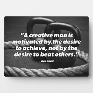 Plaque Photo Atteindre - Kettlebell Workout Motivational
