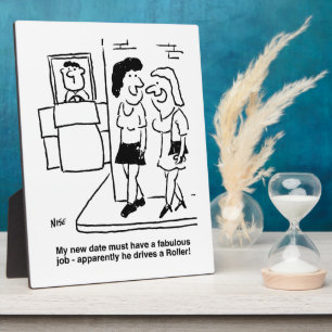 Plaque Photo Attente de rencontrer Date qui conduit "une roulea