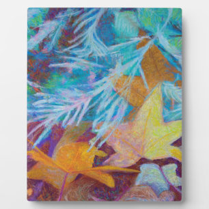 Plaque Photo Automne En Hiver